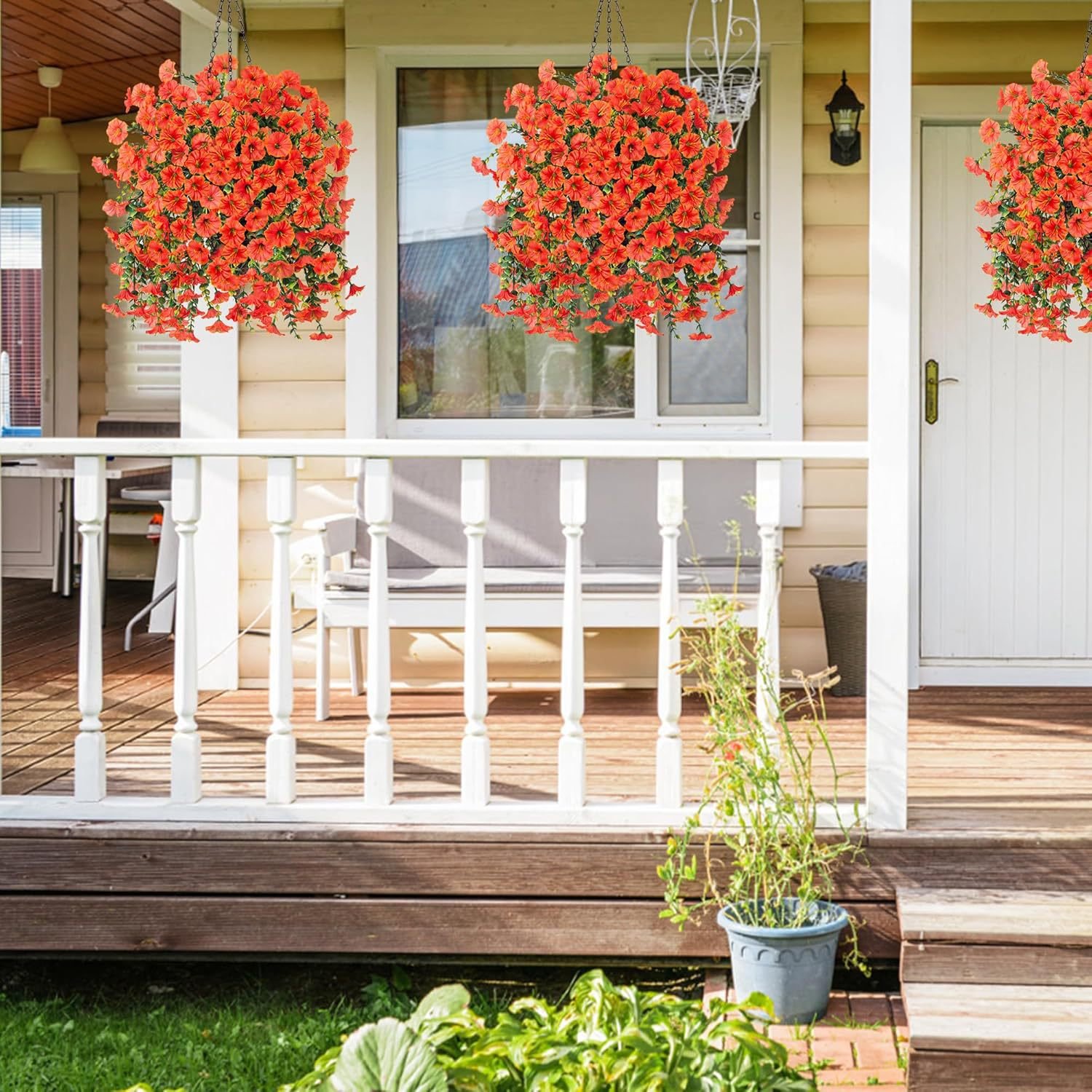 💐 2025 Spring Hot Sale ✨ UV Simulation Artificial Hanging Morning Glory 🌺