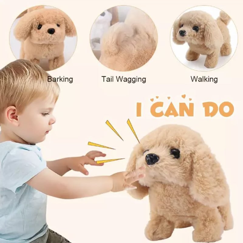 🔥ONLY TODAY 49% OFF🔥Electric Pet Plush Dog Walking and Barking Toy for Kids
