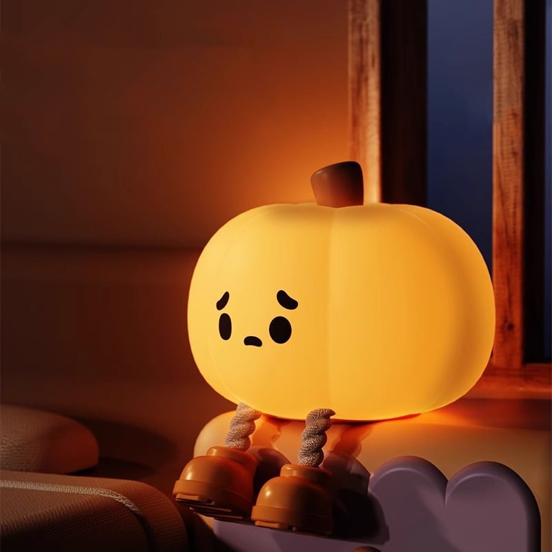 🎃 Halloween pumpkin night light! Cute and soothing✨