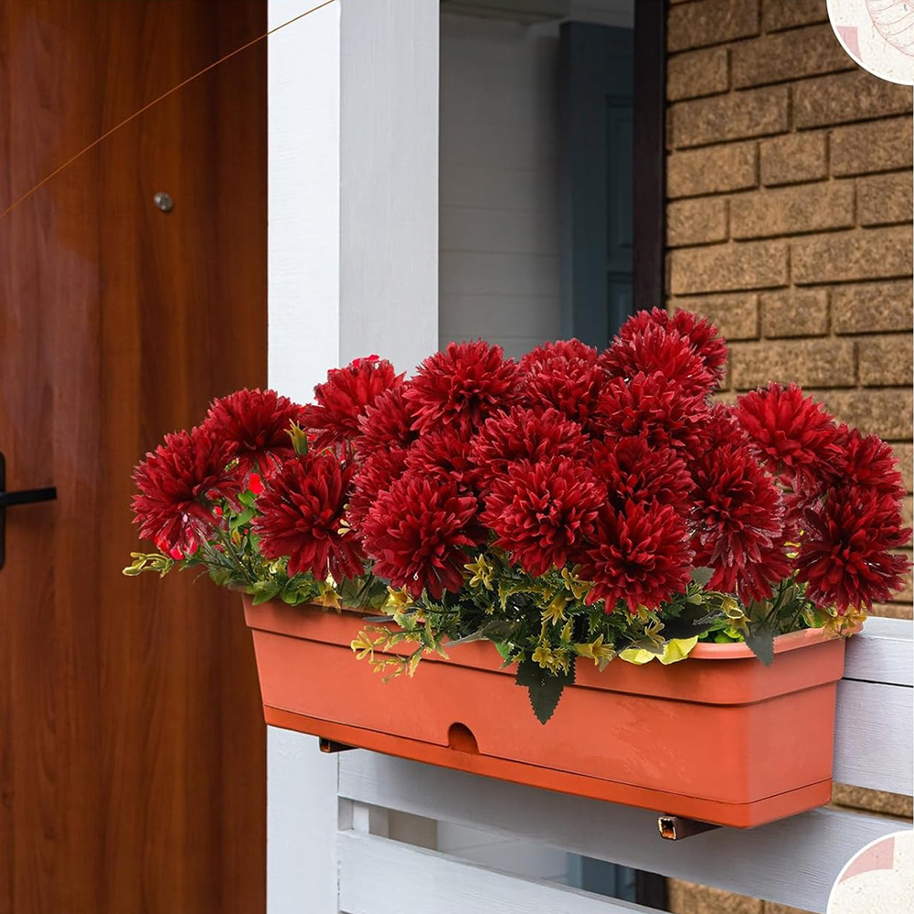 🔥$9.98 On Sale Today Only🌼- Artificial Outdoor Sunset Mums Flowers