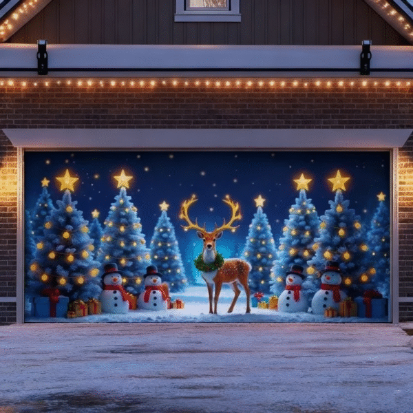Winter Wonderland | Christmas Garage Door Cover
