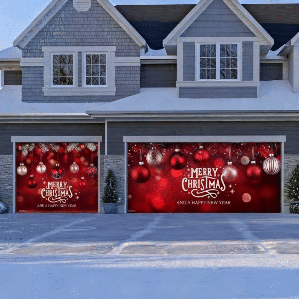 Christmas Ornaments & HNY | Christmas Garage Door Cover