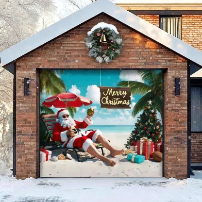 Christmas Paradise | Christmas Garage Door Cover