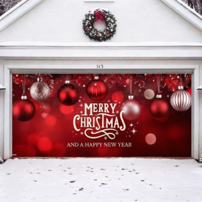 Christmas Ornaments & HNY | Christmas Garage Door Cover