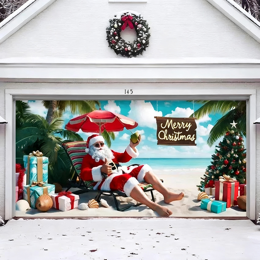 Christmas Paradise | Christmas Garage Door Cover