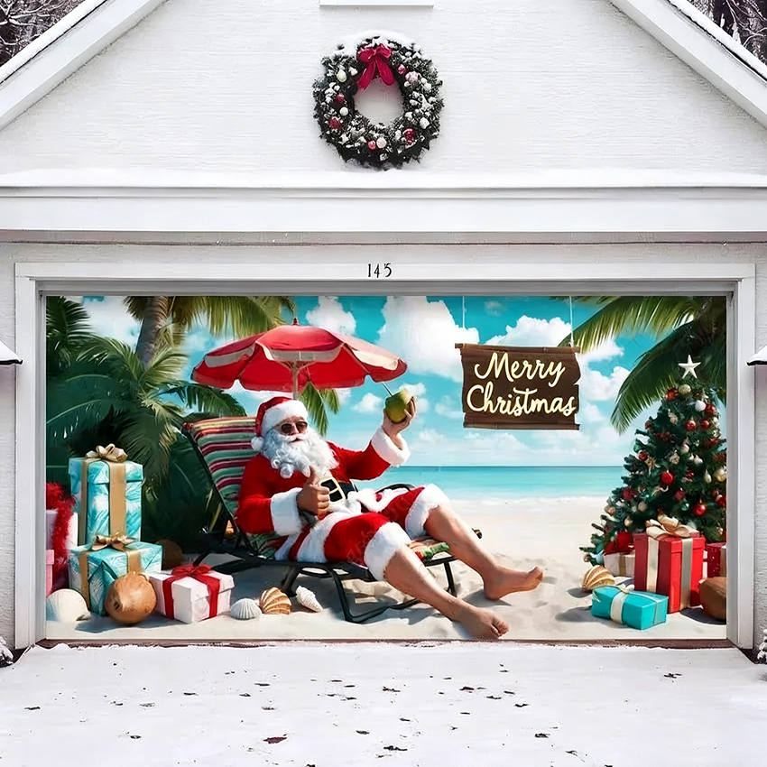 Christmas Paradise | Christmas Garage Door Cover