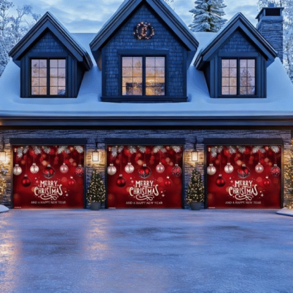 Christmas Ornaments & HNY | Christmas Garage Door Cover