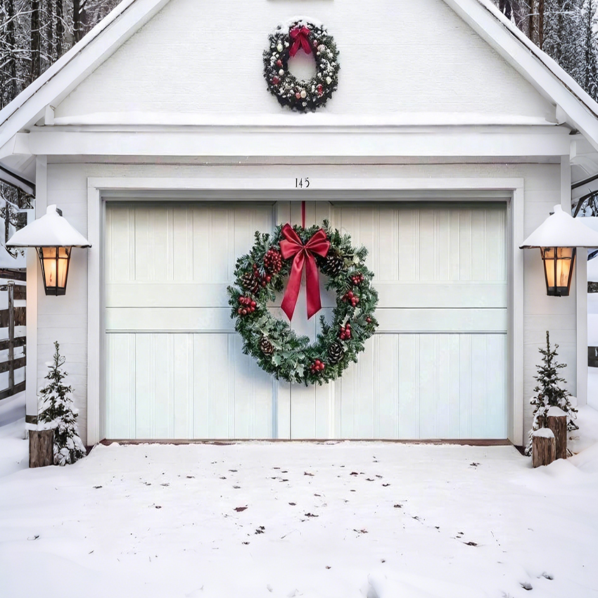 Christmas Wreath | Christmas Garage Door Cover