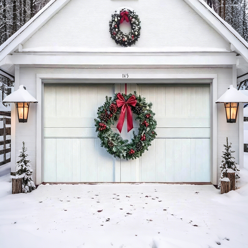 Christmas Wreath | Christmas Garage Door Cover