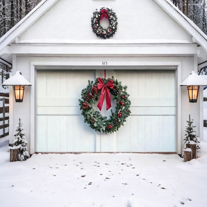 Christmas Wreath | Christmas Garage Door Cover