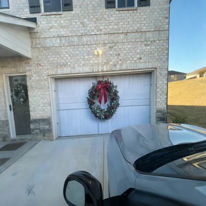 Christmas Wreath | Christmas Garage Door Cover