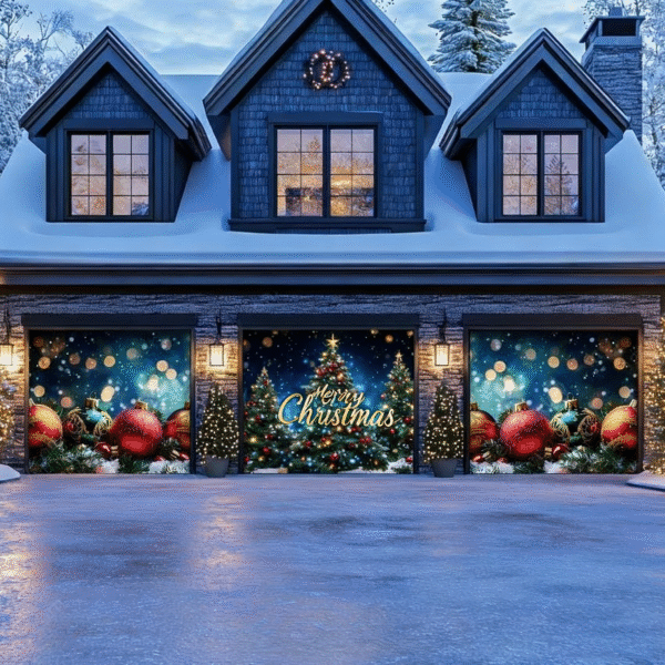 Merry Christmas | Christmas Garage Door Cover