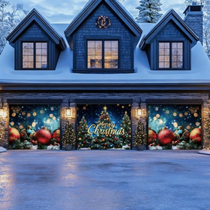 Merry Christmas | Christmas Garage Door Cover