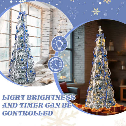 Folding Christmas Tree Blue Spruce Edition
