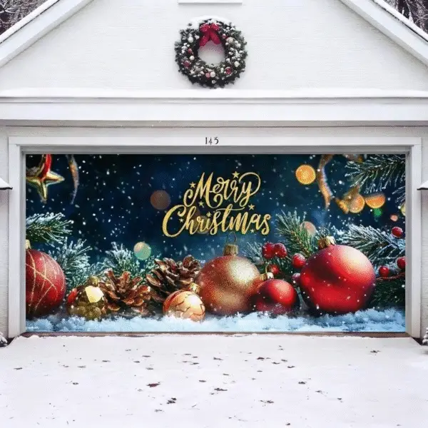 Merry Christmas | Christmas Garage Door Cover