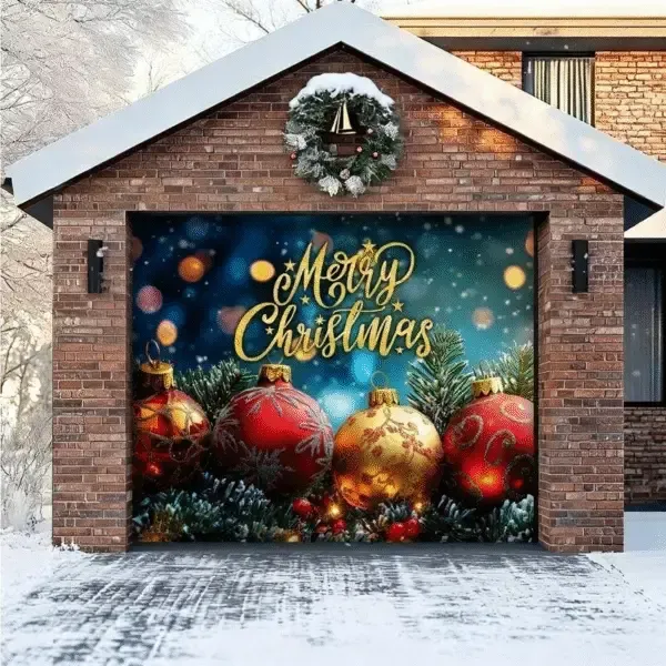 Merry Christmas | Christmas Garage Door Cover