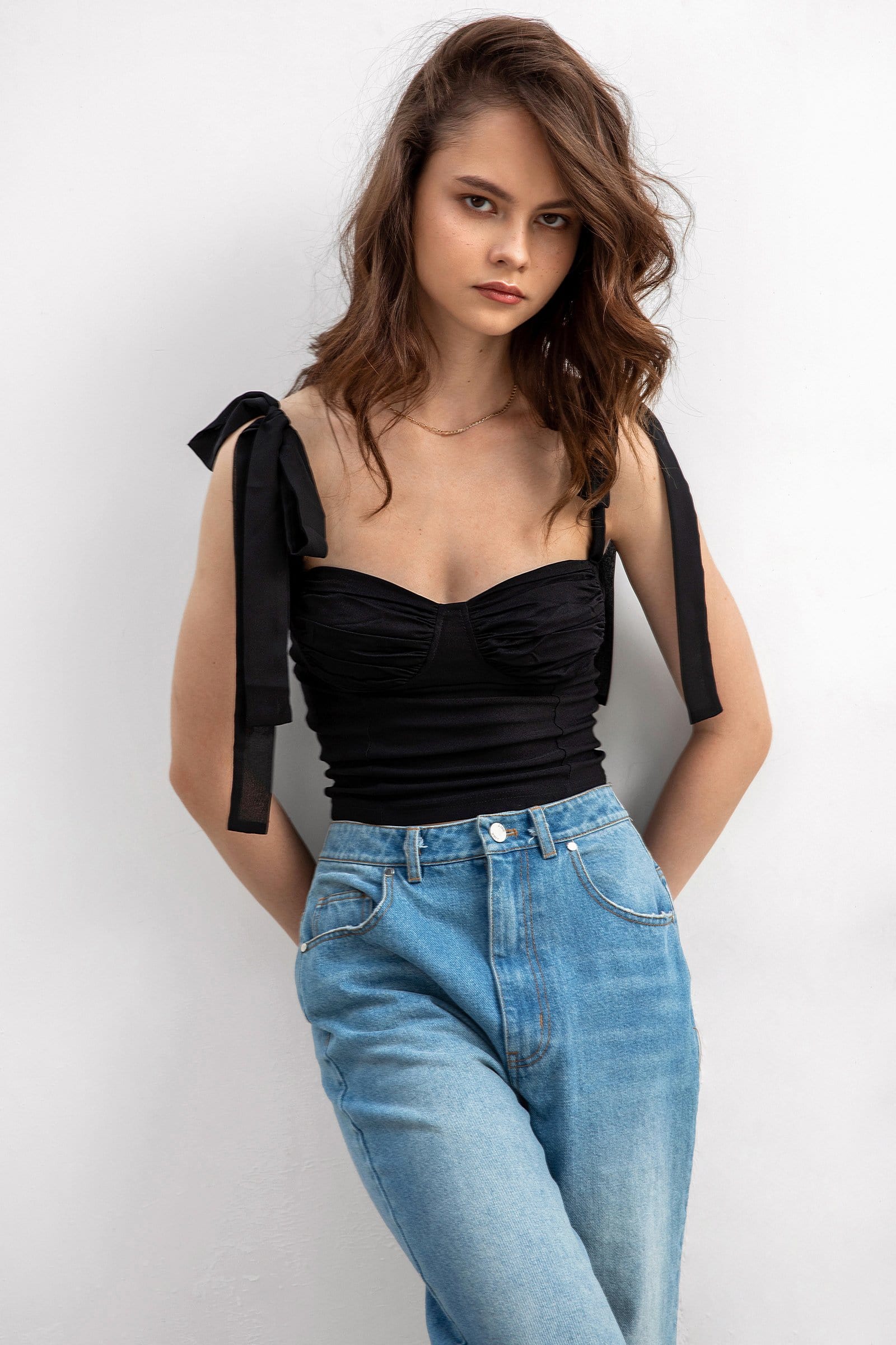 Breezy Days Black Tank Top