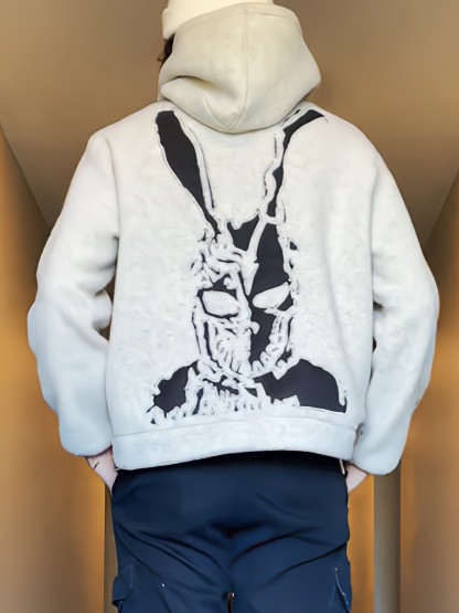 Printed hooded sweatshirt