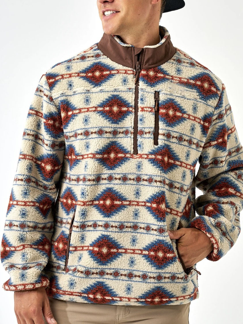 Men's fleece 1/4 zipper