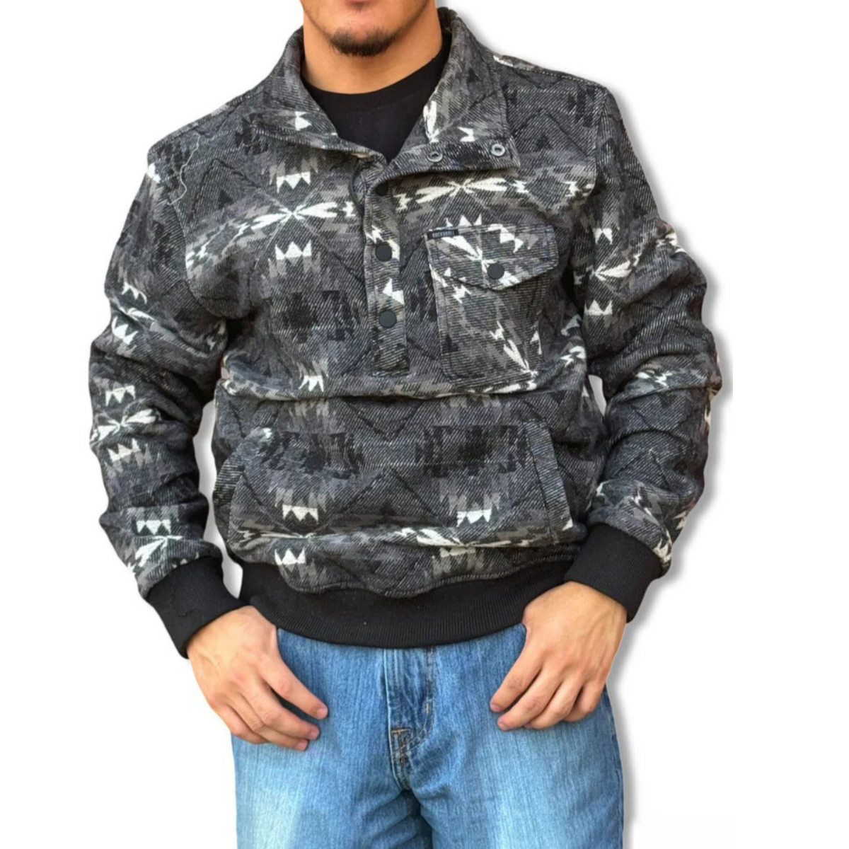 Aztec Western Cowboy Pullover