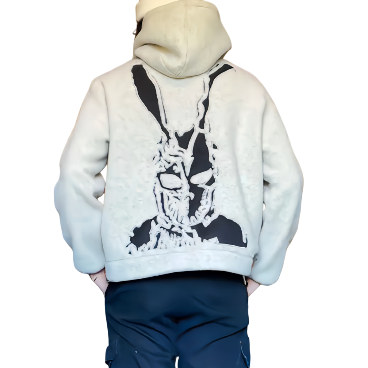 Printed hooded sweatshirt