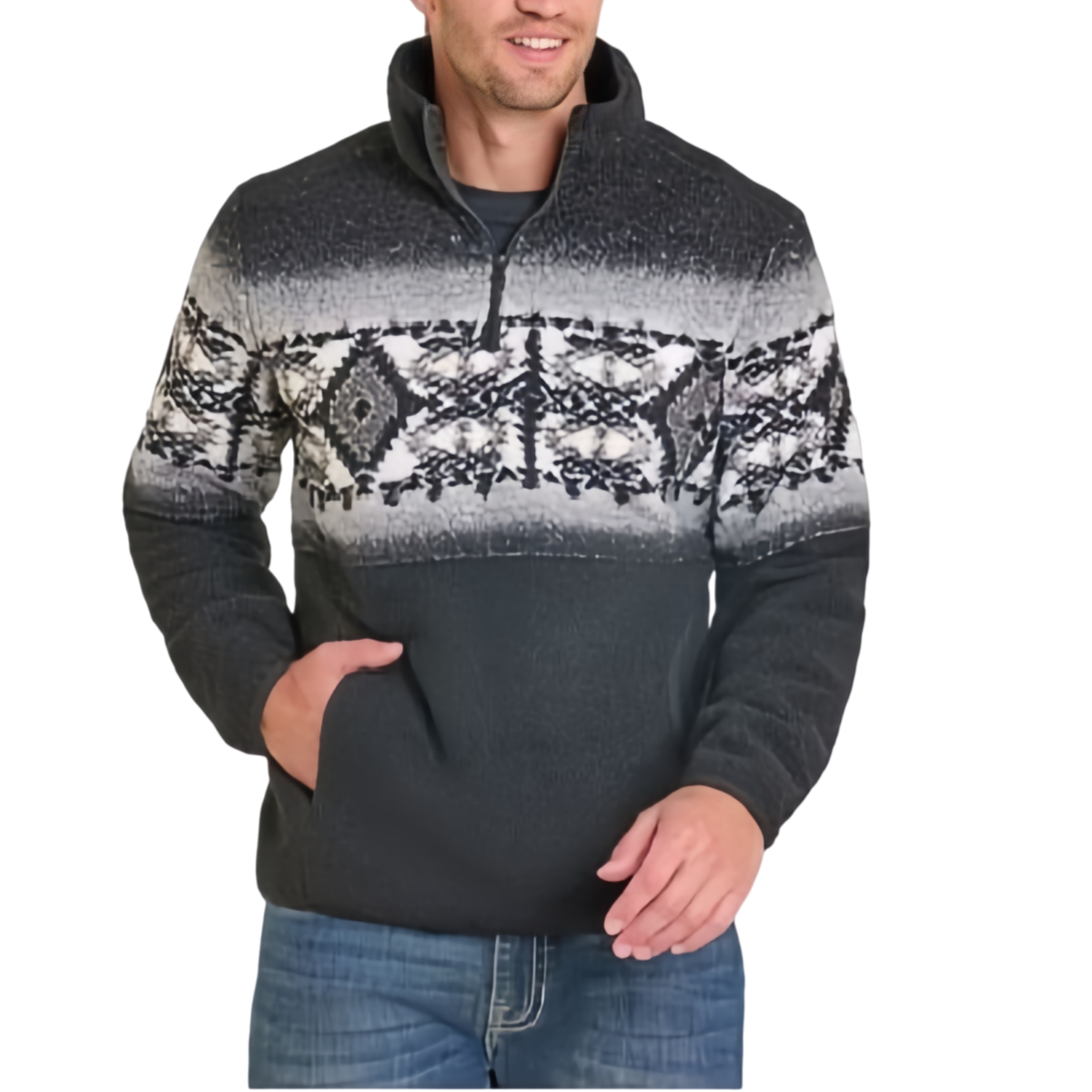 Aztec Western Cowboy Pullover