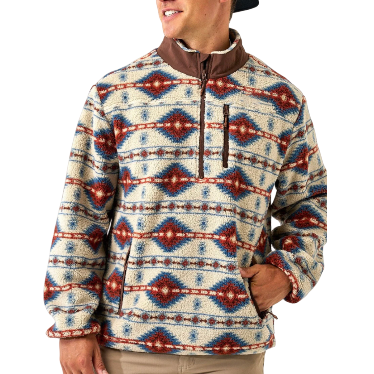 Men's fleece 1/4 zipper