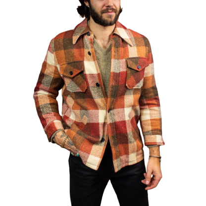 Western Cowboy Plaid Shirt