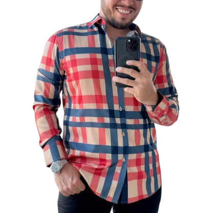 Men's plaid shirt