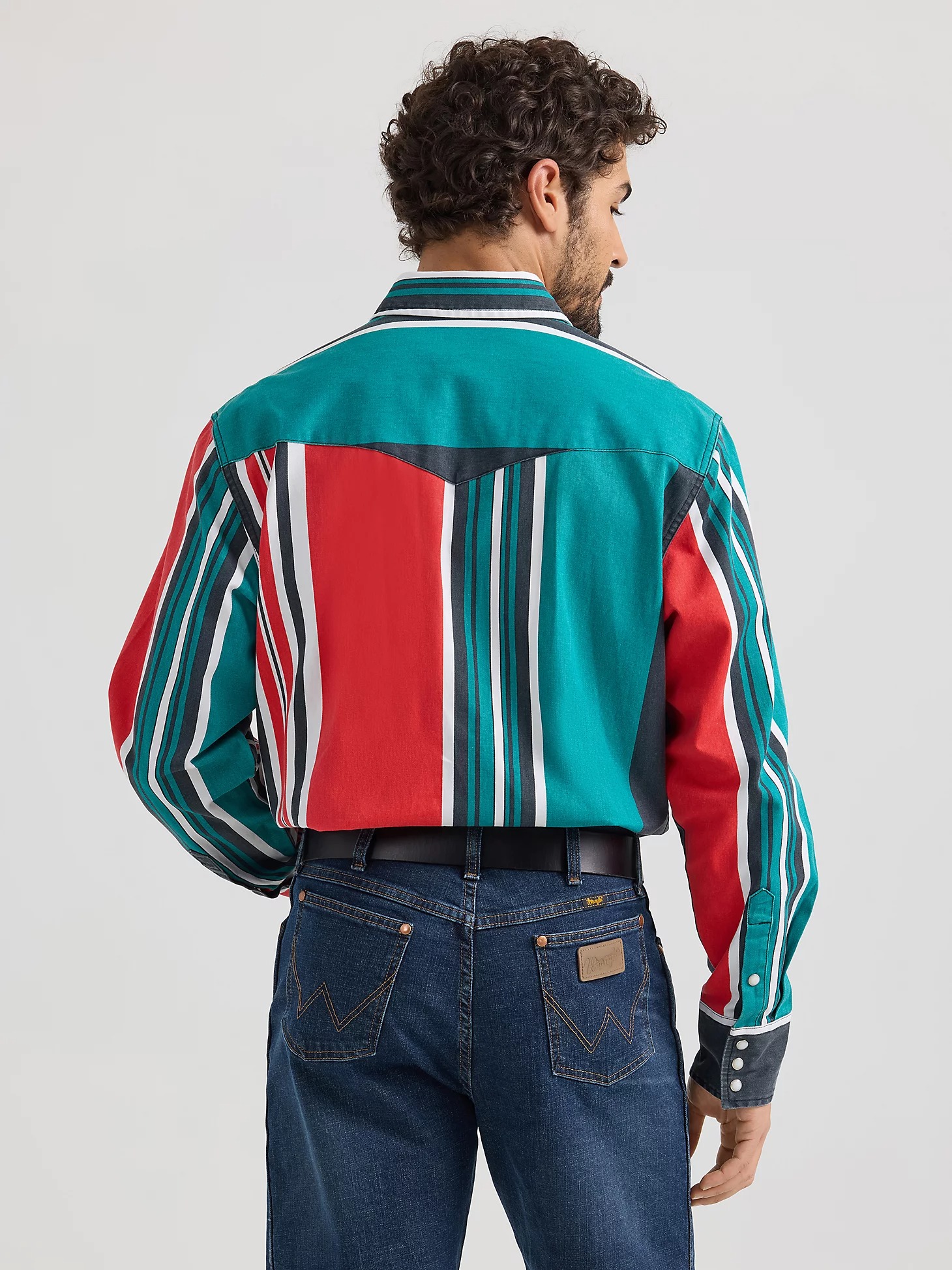 Vintage Western Striped Shirt