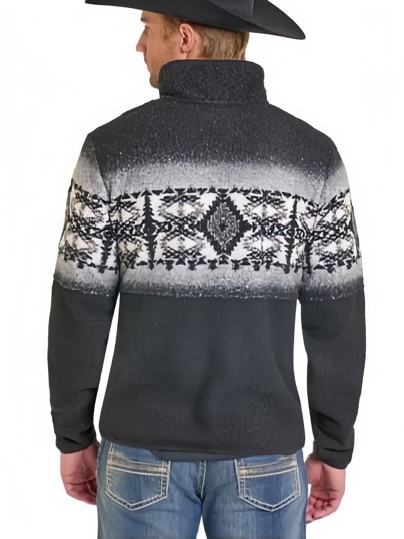 Aztec Western Cowboy Pullover