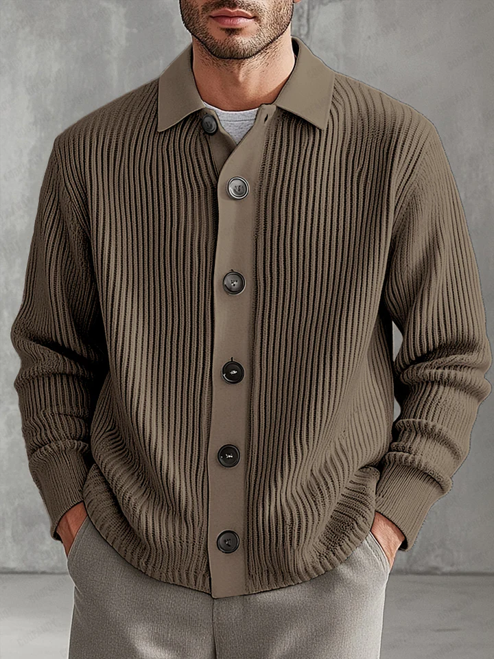 Classic Soft Button Knit Cardigan