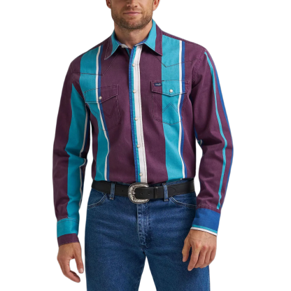 Vintage Western Striped Shirt