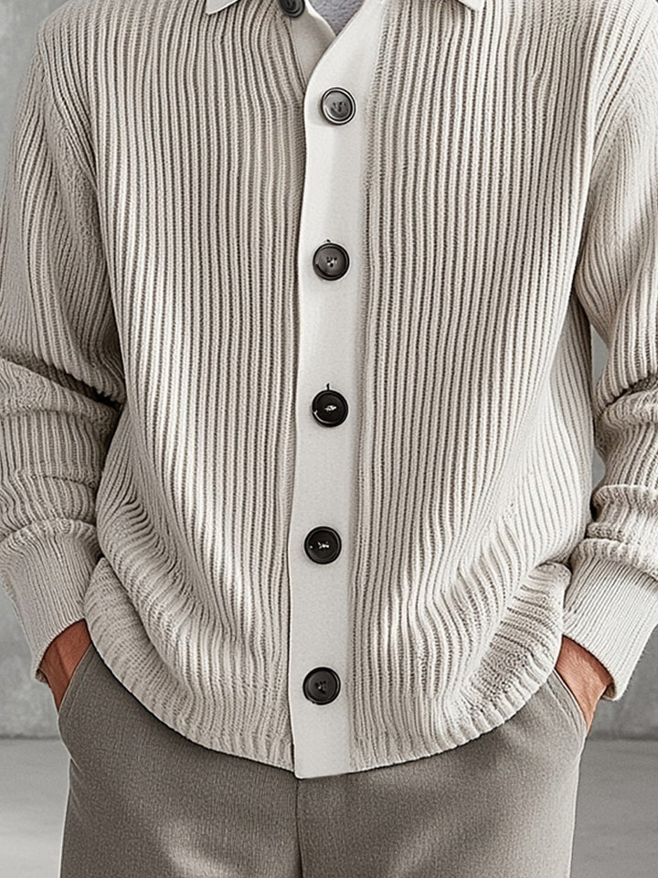 Classic Soft Button Knit Cardigan
