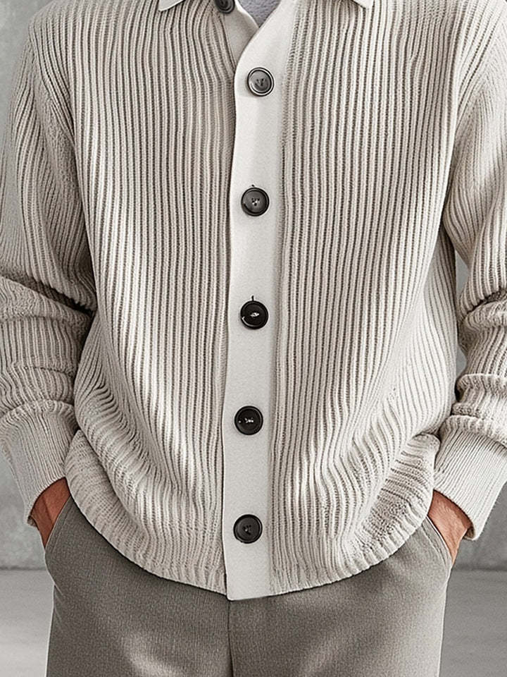 Classic Soft Button Knit Cardigan