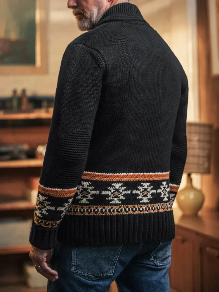 Aztec Button Cardigan