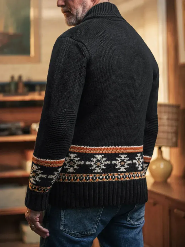 Aztec Button Cardigan