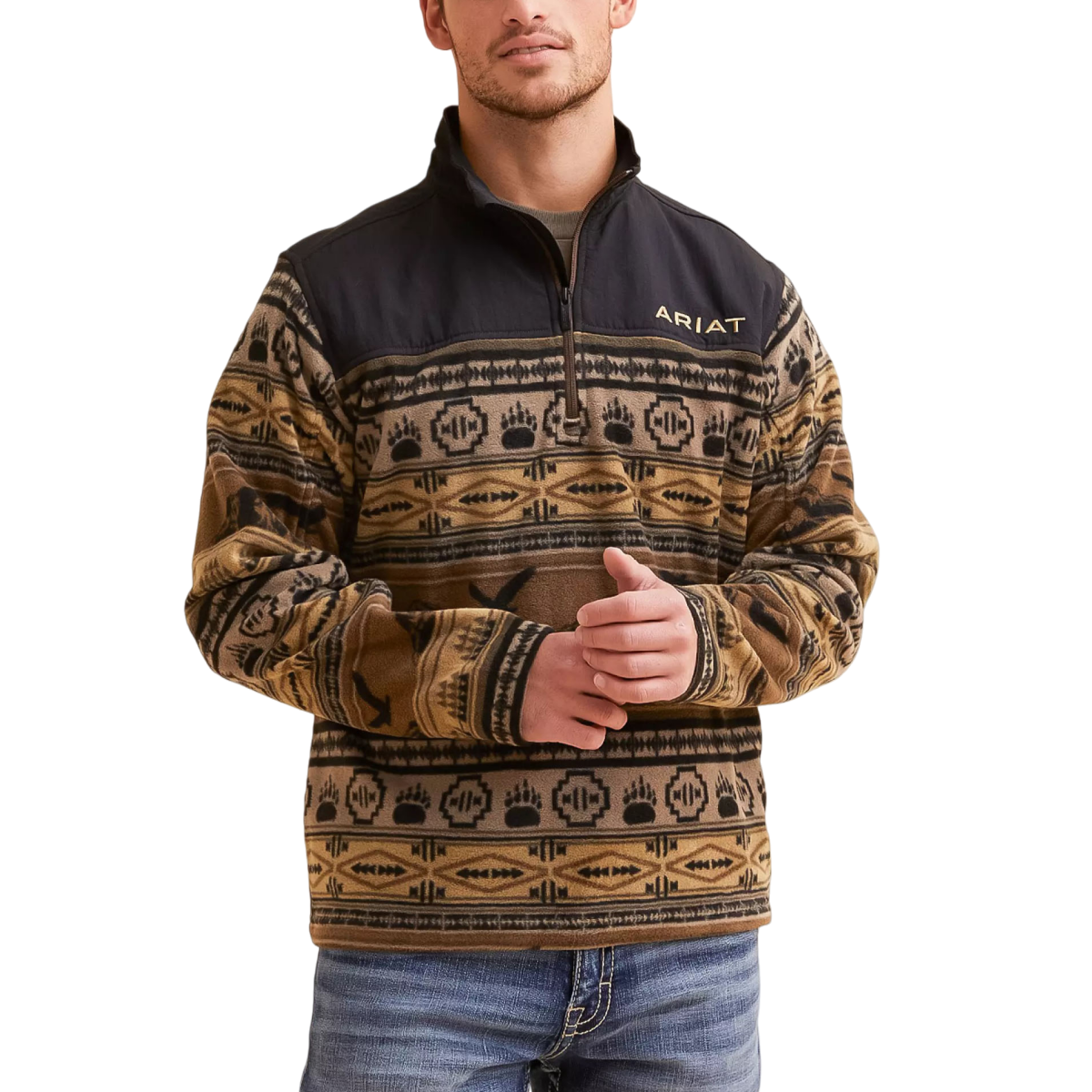 Aztec Western Cowboy Pullover