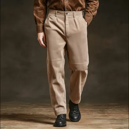 Men's Classic Casual Corduroy Trousers