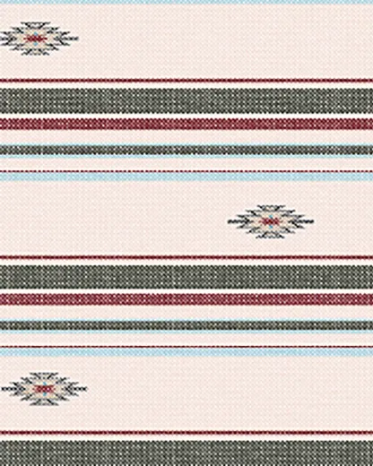 Men's S/S Striped Gary Classic Fit Western Button Down Shirt in Cream