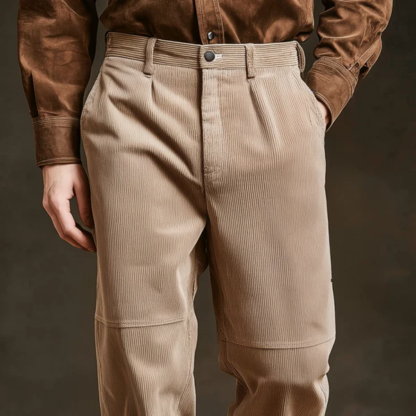 Men's Classic Casual Corduroy Trousers
