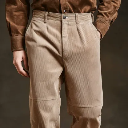 Men's Classic Casual Corduroy Trousers