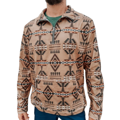 Men’s Sand Aztec Pullover