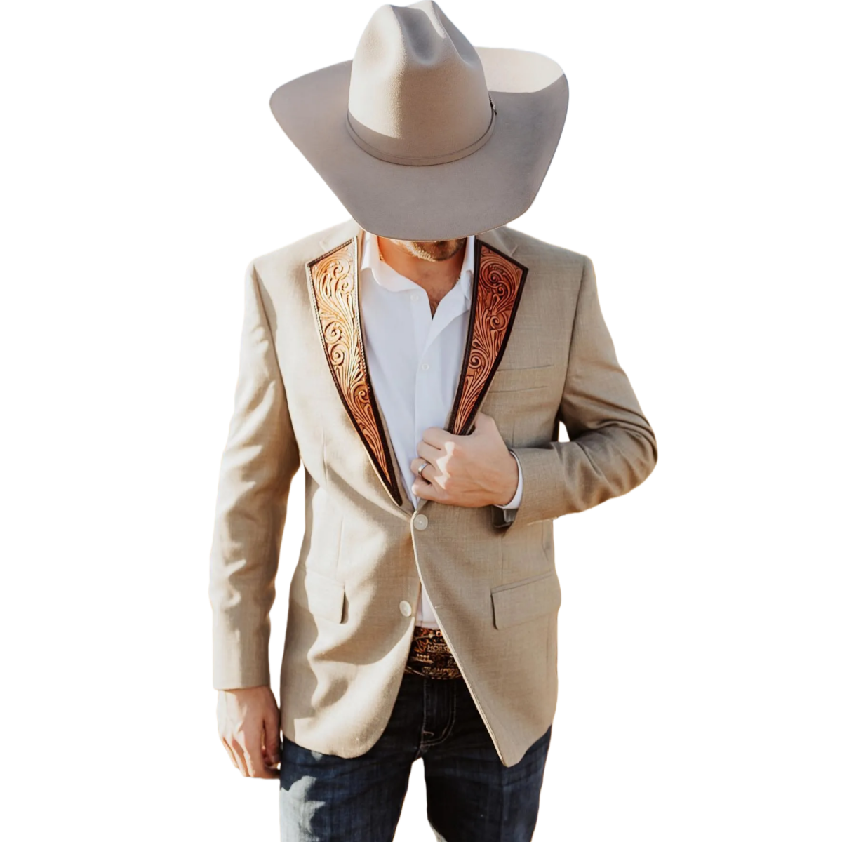 Men's Vintage Western Style Suit Jacket