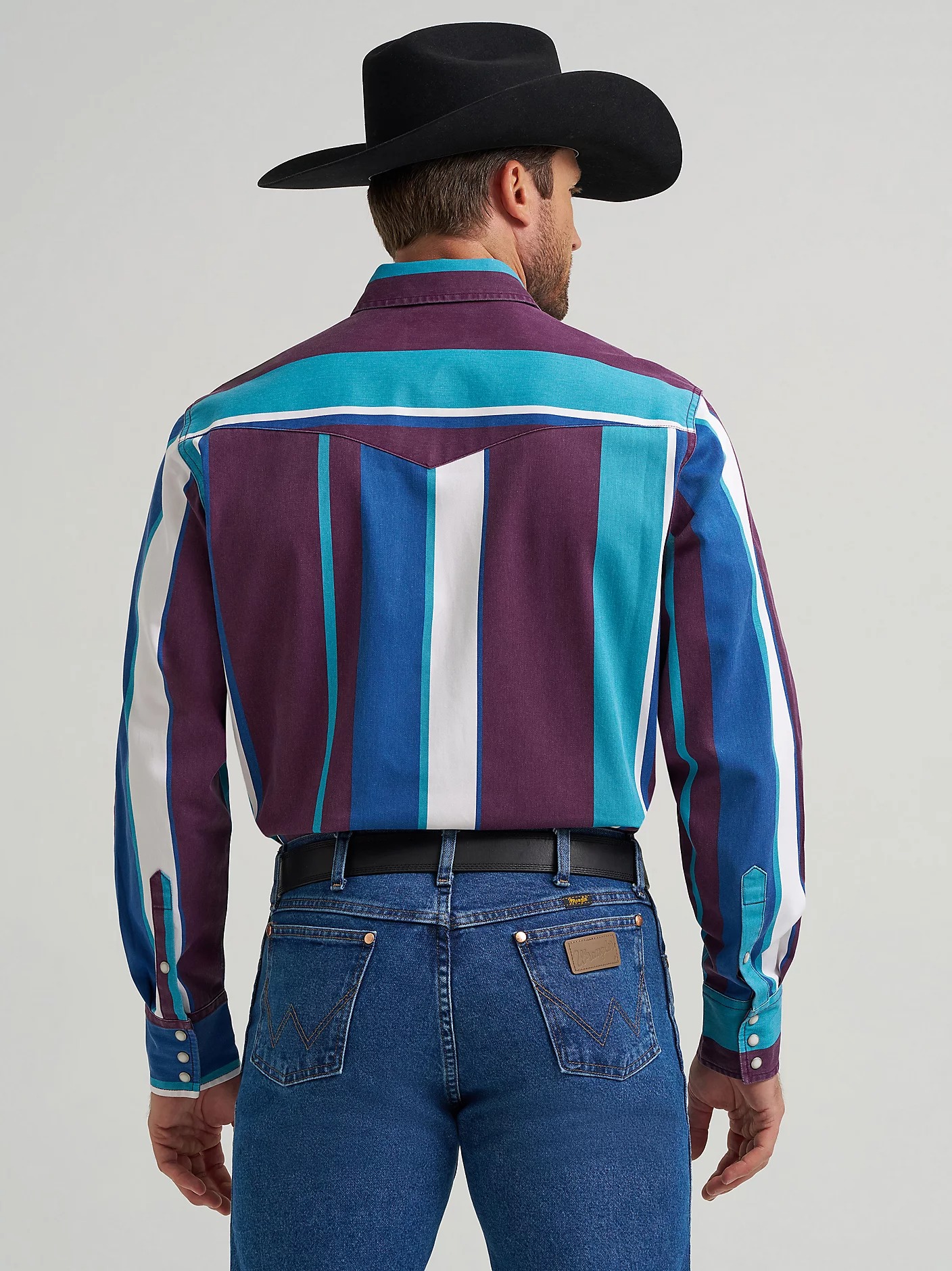 Vintage Western Striped Shirt