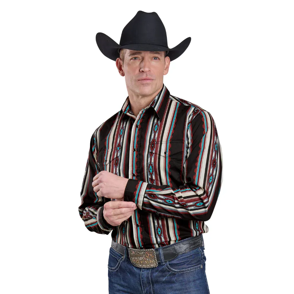 Roper Mens Vintage Collection Print shirt