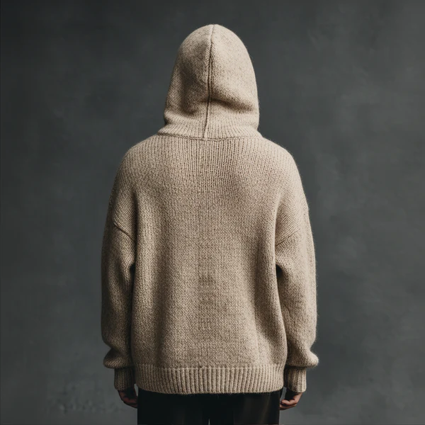 Men's Classic Casual Hooded Loose Sweater
