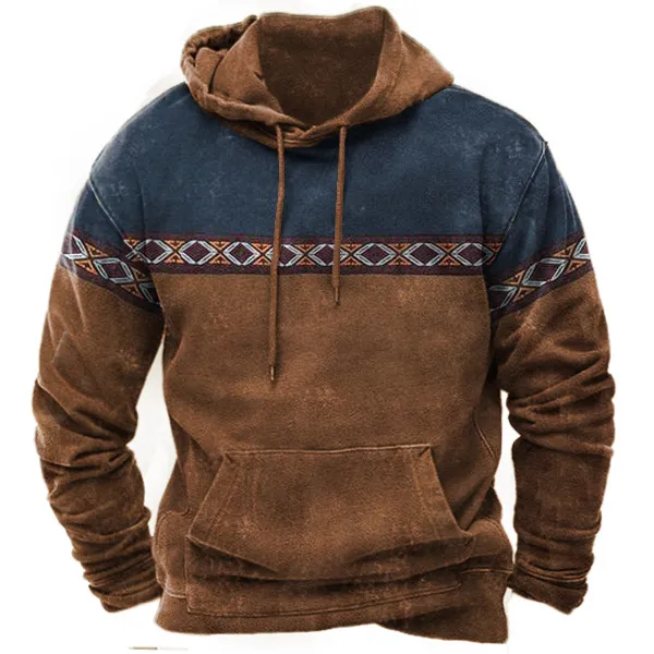 Men's Aztec Vintage Hoodie