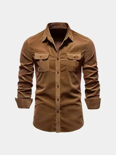 Casual Business Corduroy Shirt