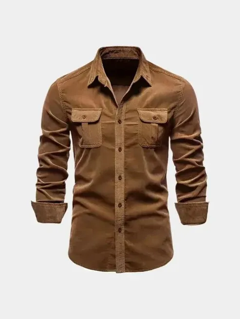 Casual Business Corduroy Shirt